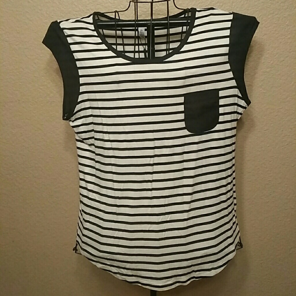 ***Sold*** Calvin Klein stripped blouse